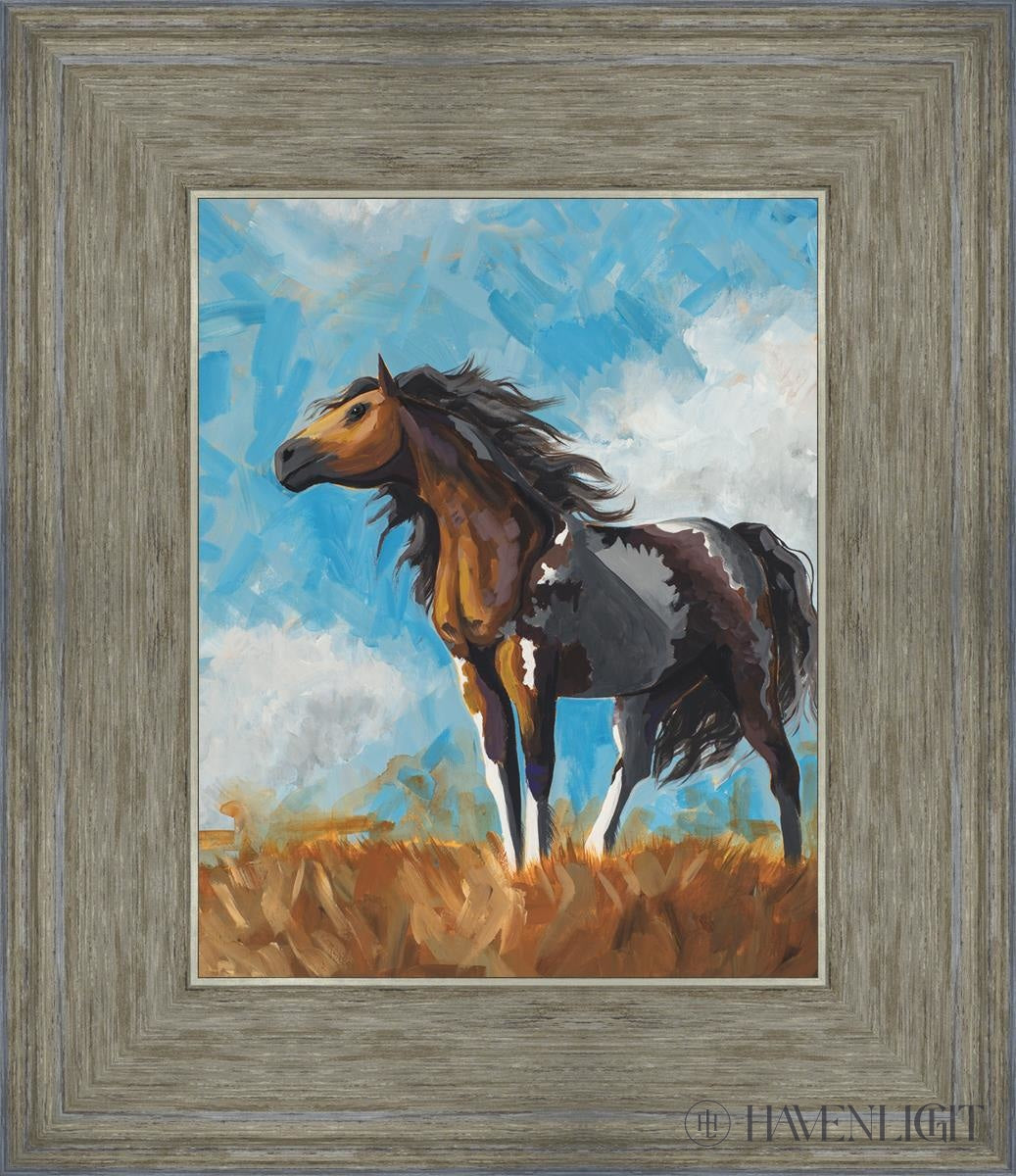 Horse Open Edition Print / 8 X 10 Gray 12 3/4 14 Art