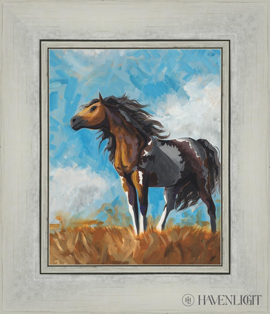 Horse Open Edition Print / 8 X 10 Silver 12 1/4 14 Art