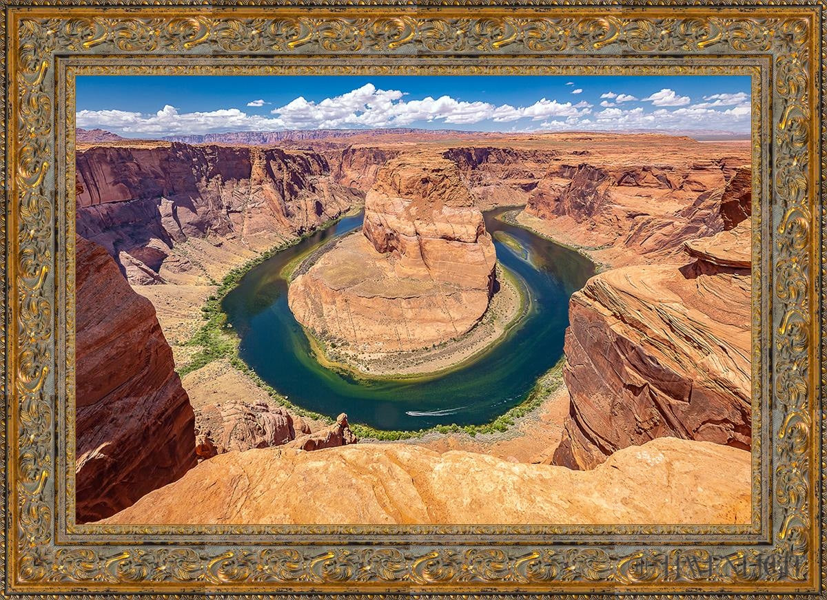 Horseshoe Bend Arizona Open Edition Canvas / 36 X 24 Gold 43 3/4 31 Art