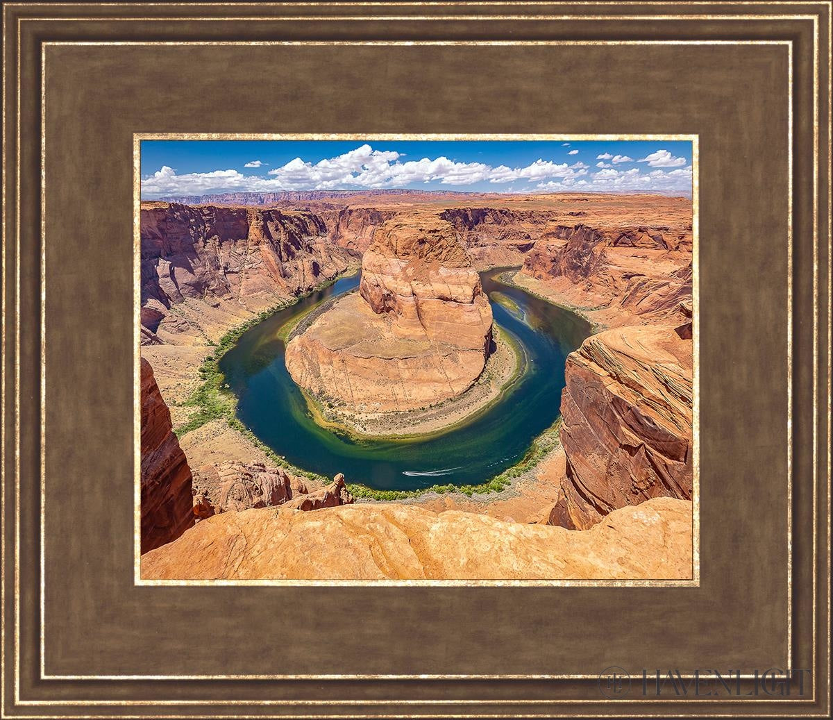 Horseshoe Bend Arizona Open Edition Print / 10 X 8 Gold 14 3/4 12 Art