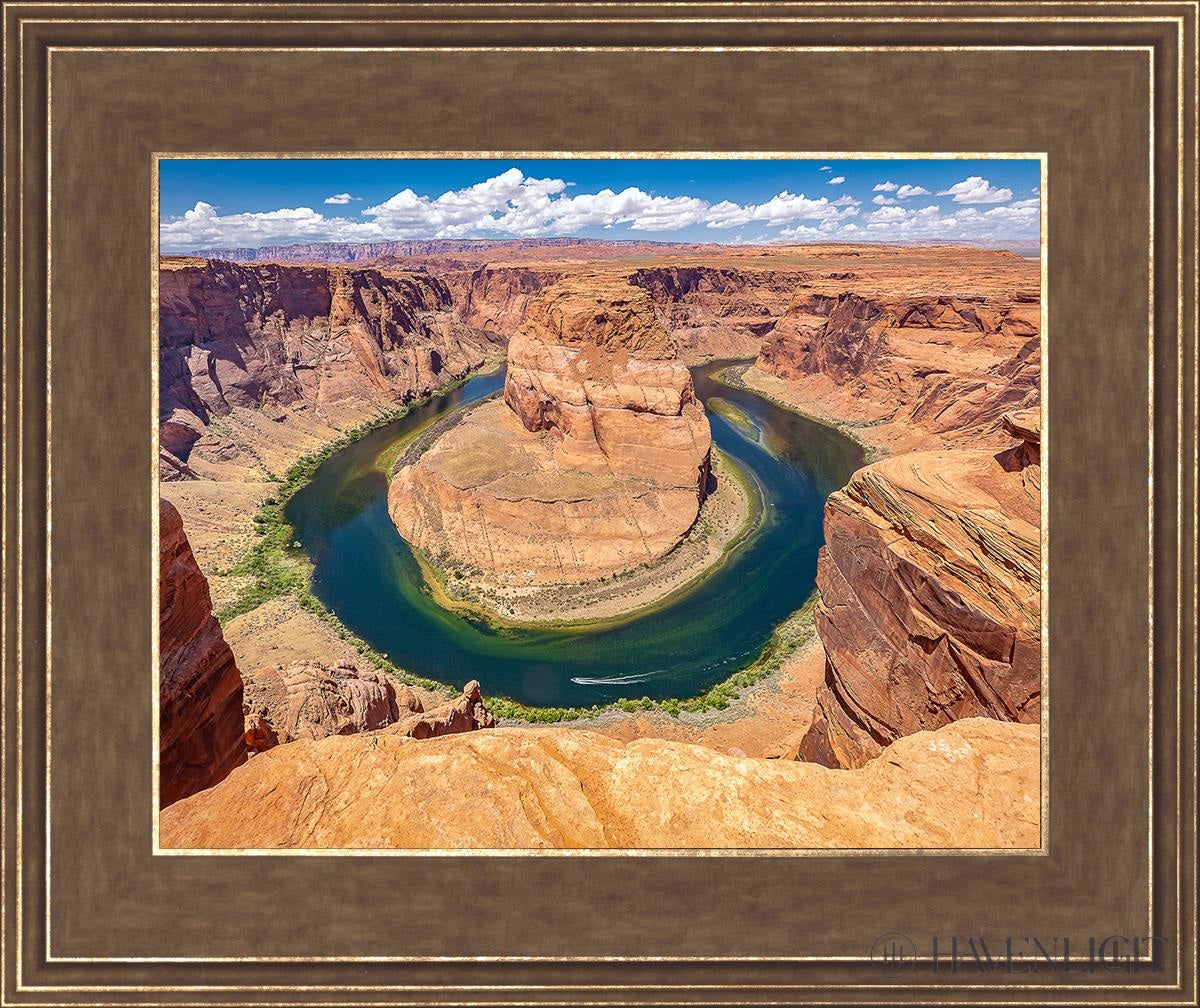 Horseshoe Bend Arizona Open Edition Print / 14 X 11 Gold 18 3/4 15 Art
