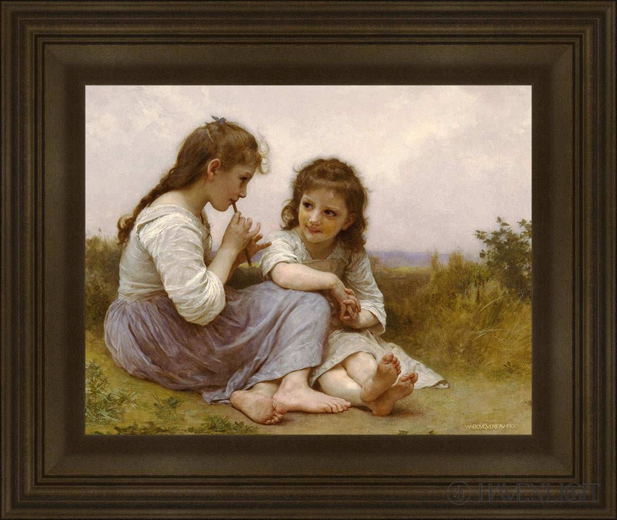 Idylle Enfantine Open Edition Print / 11 X 14 Frame D 19 16 Art