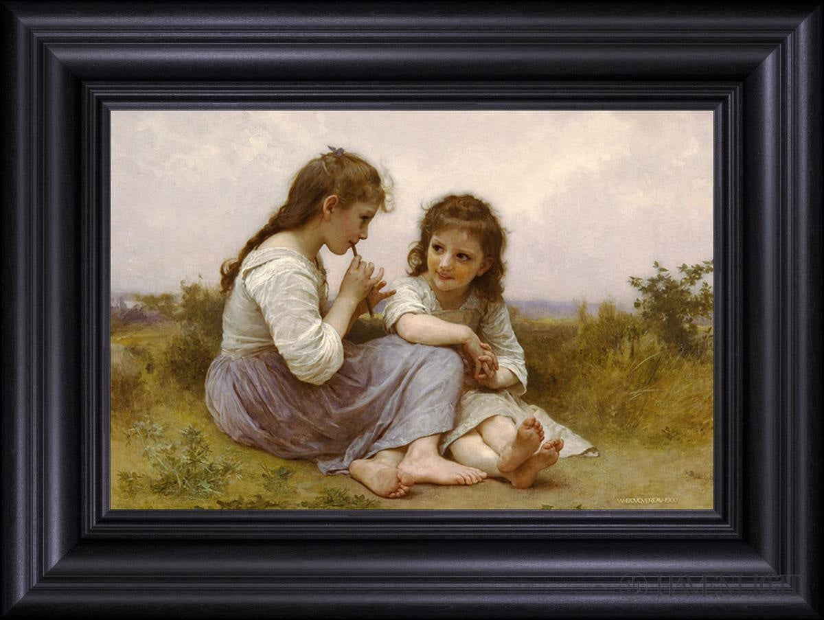 Idylle Enfantine Open Edition Print / 12 X 18 Frame A 24 1/4 Art