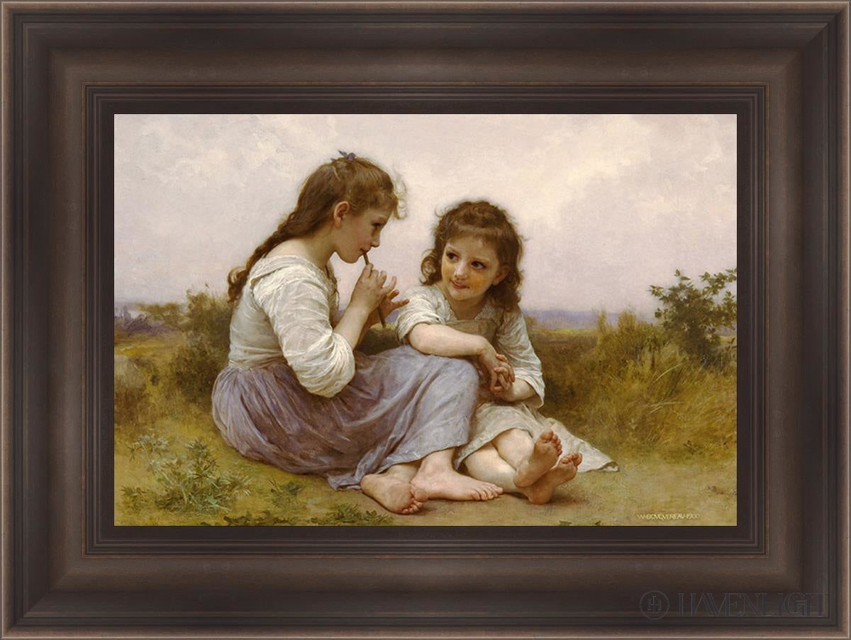 Idylle Enfantine Open Edition Print / 12 X 18 Frame B 24 1/4 Art