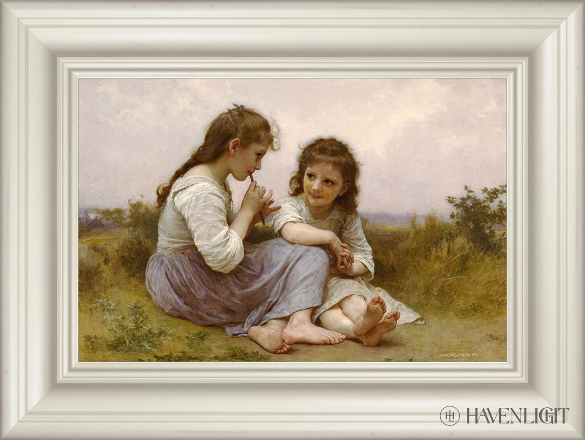 Idylle Enfantine Open Edition Print / 12 X 18 Frame C 24 1/4 Art
