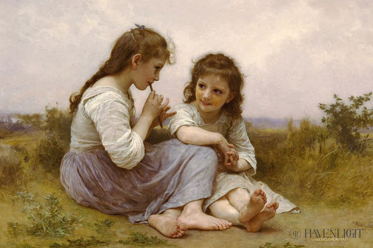 Idylle Enfantine Open Edition Print / 12 X 18 Only Art