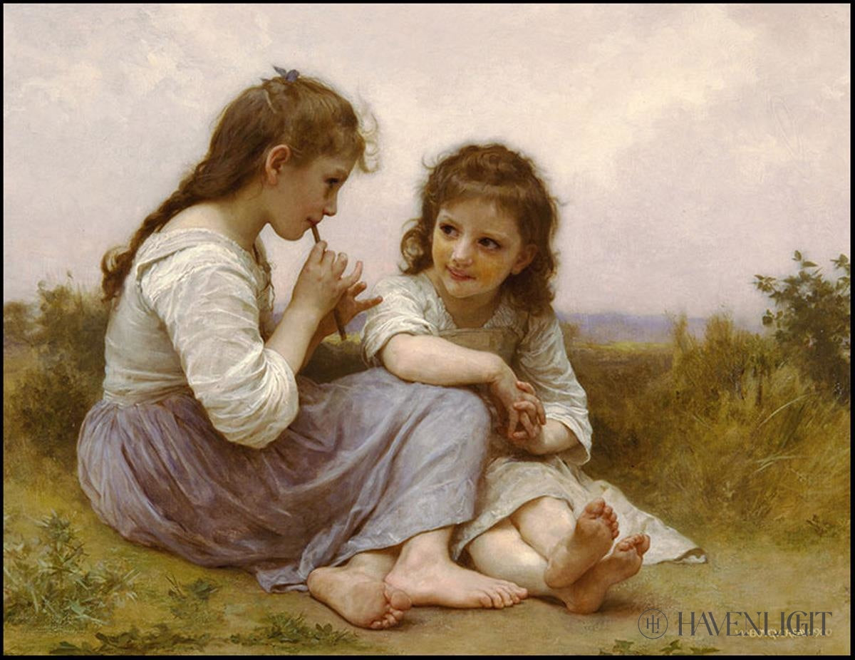 Idylle Enfantine Open Edition Print / 13 X 10 Only Art