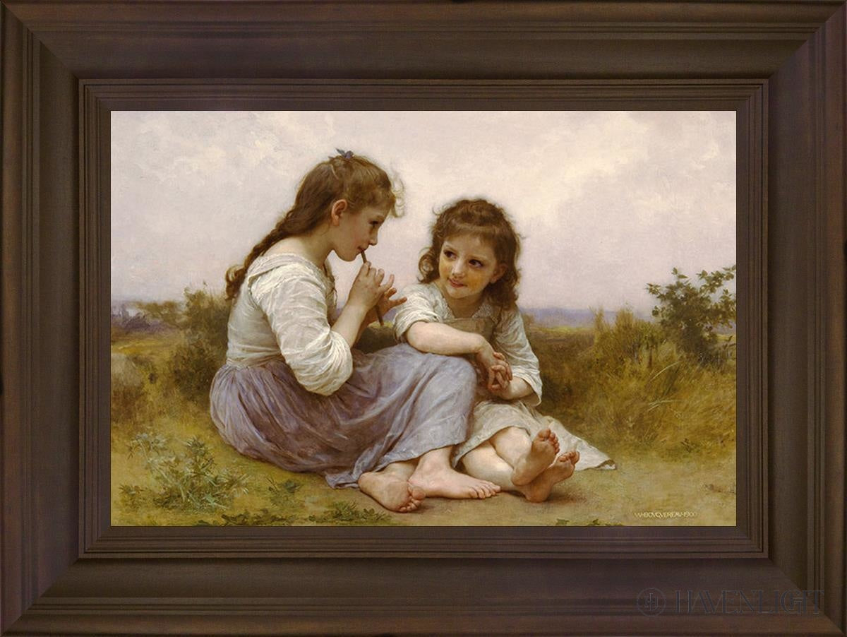 Idylle Enfantine Open Edition Print / 20 X 30 Frame B 40 1/4 Art