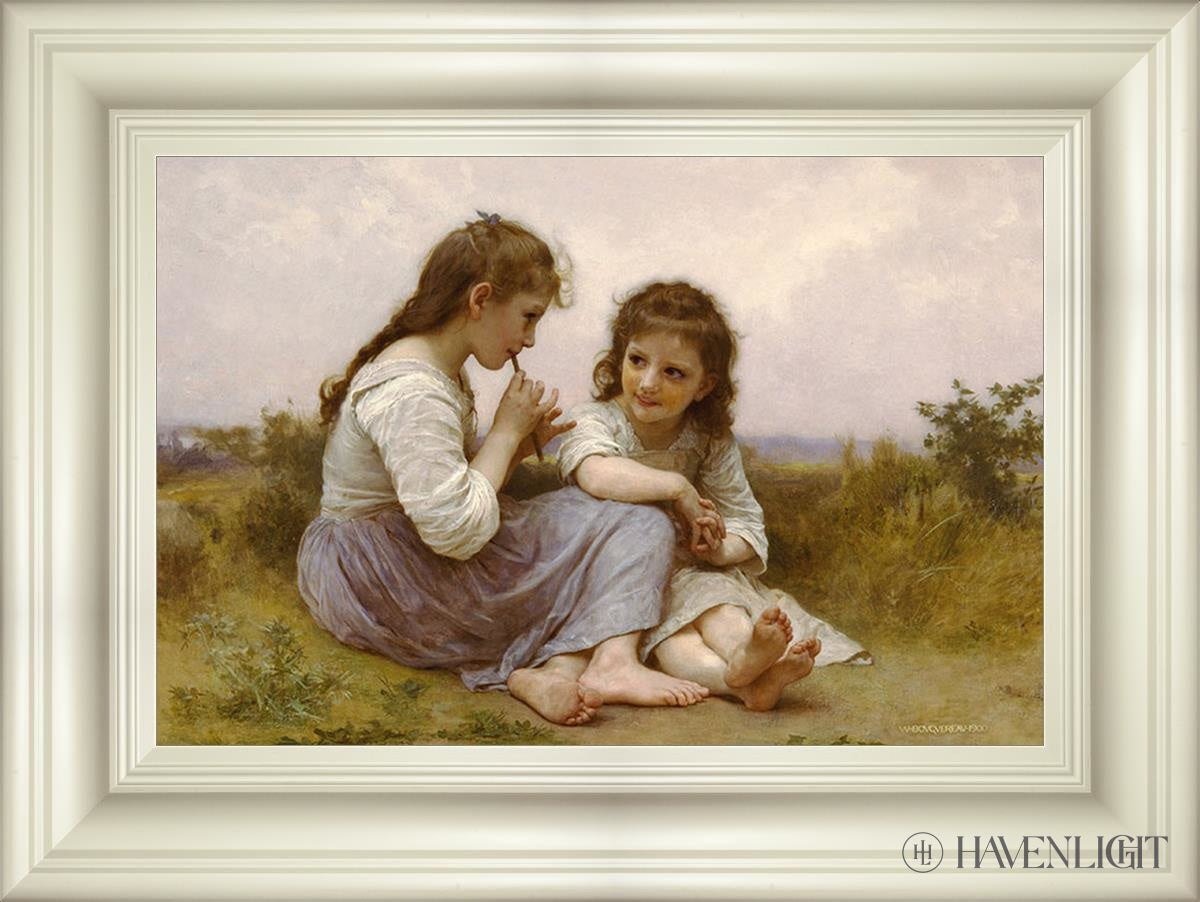 Idylle Enfantine Open Edition Print / 20 X 30 Frame C 40 1/4 Art