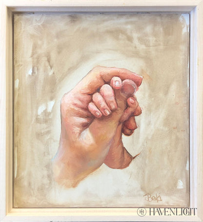 Im Here Oil On Board Original Artwork