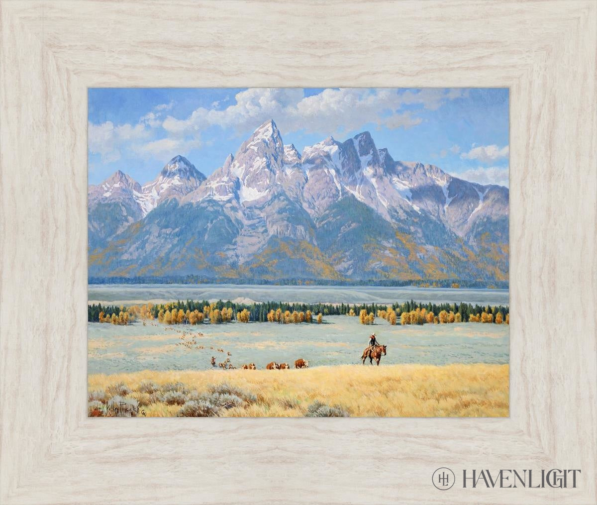 In Old Jackson Hole Open Edition Print / 14 X 11 Ivory 19 1/2 16 Art