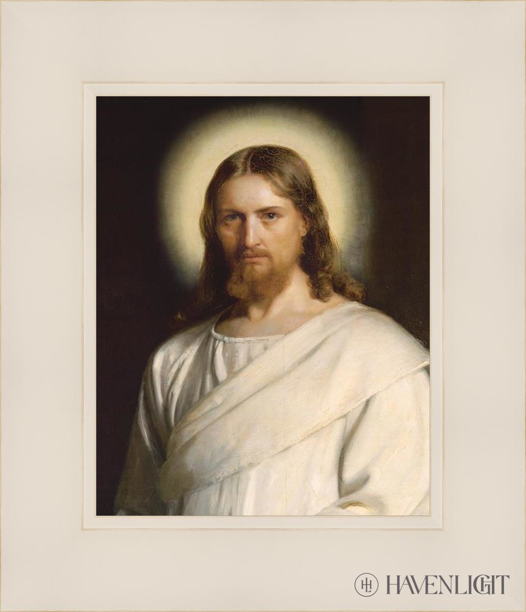 Jesus Christ Open Edition Print / 8 X 10 White 12 1/4 14 Art