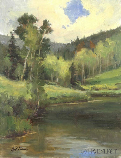 Kids Pond 11 X 14 Original Painting