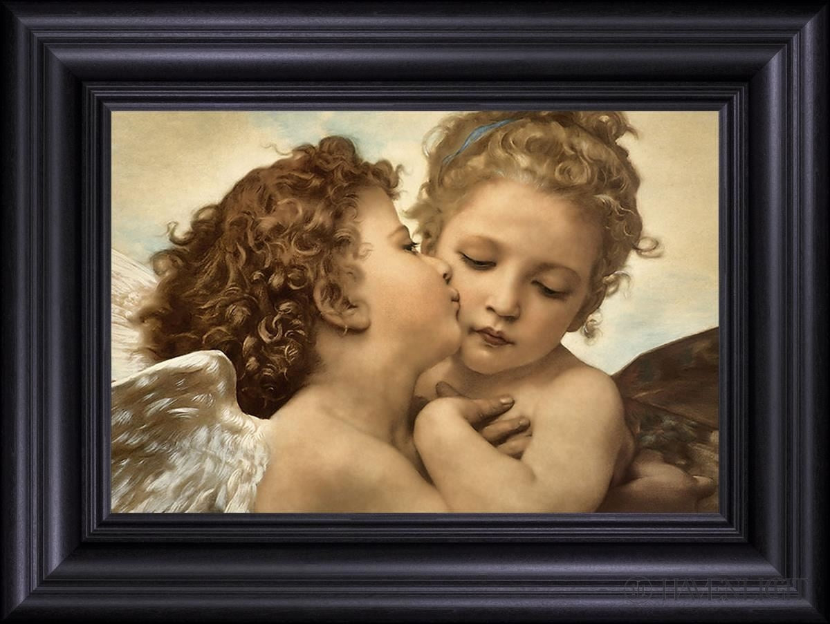 Lamour Et Psych Enfants Open Edition Print / 12 X 18 Frame A 24 1/4 Art