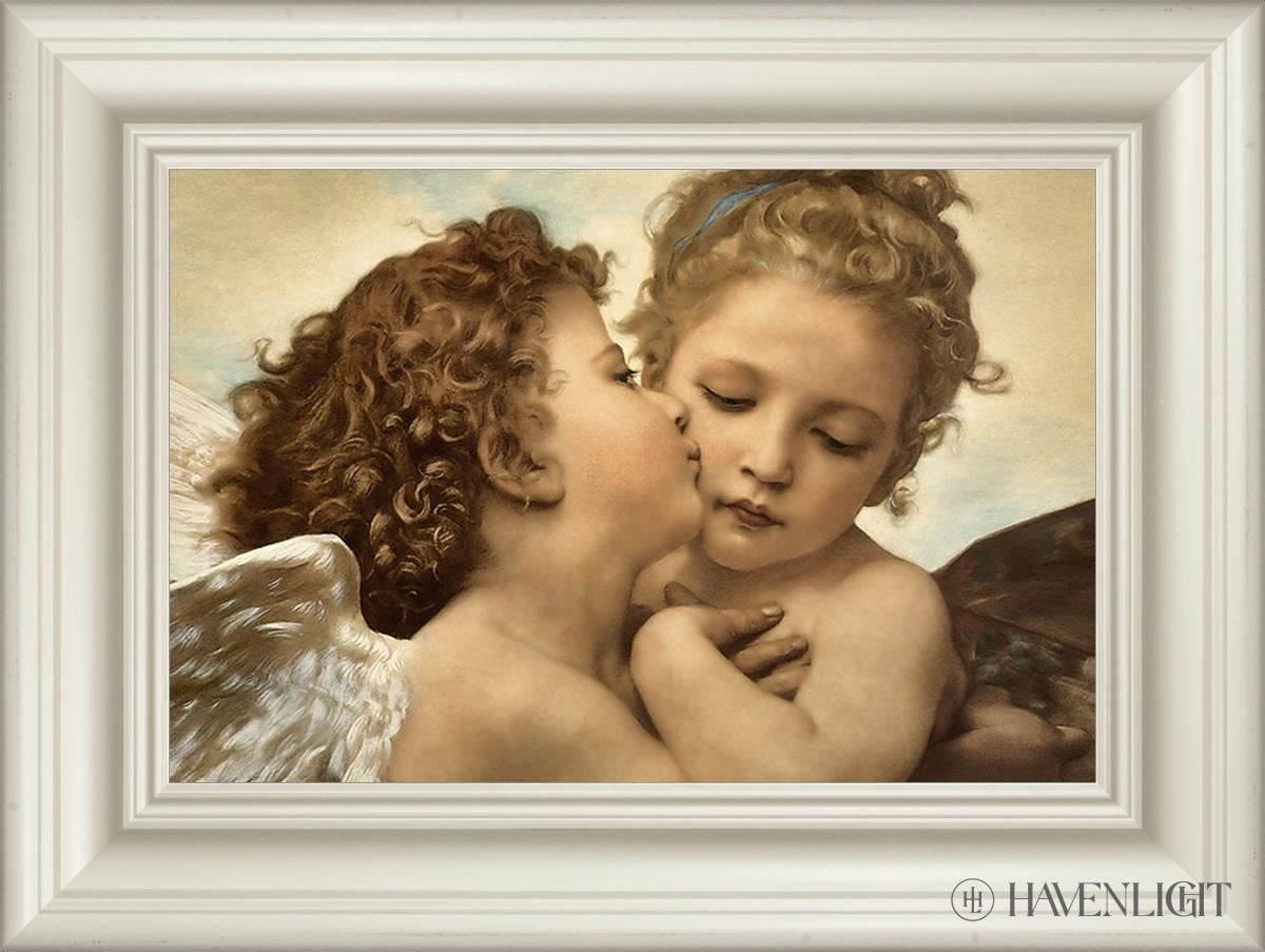 Lamour Et Psych Enfants Open Edition Print / 12 X 18 Frame C 24 1/4 Art