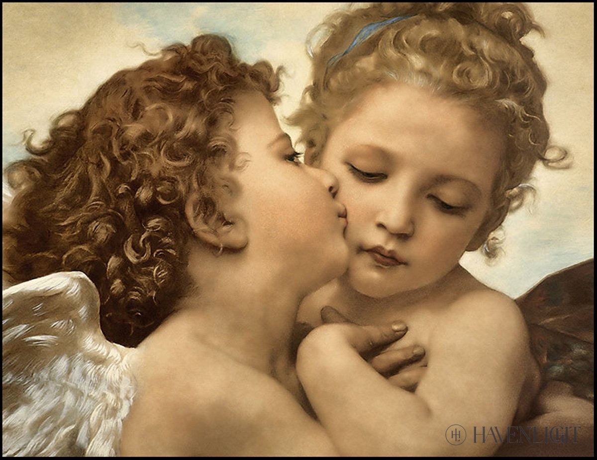 Lamour Et Psych Enfants Open Edition Print / 13 X 10 Only Art