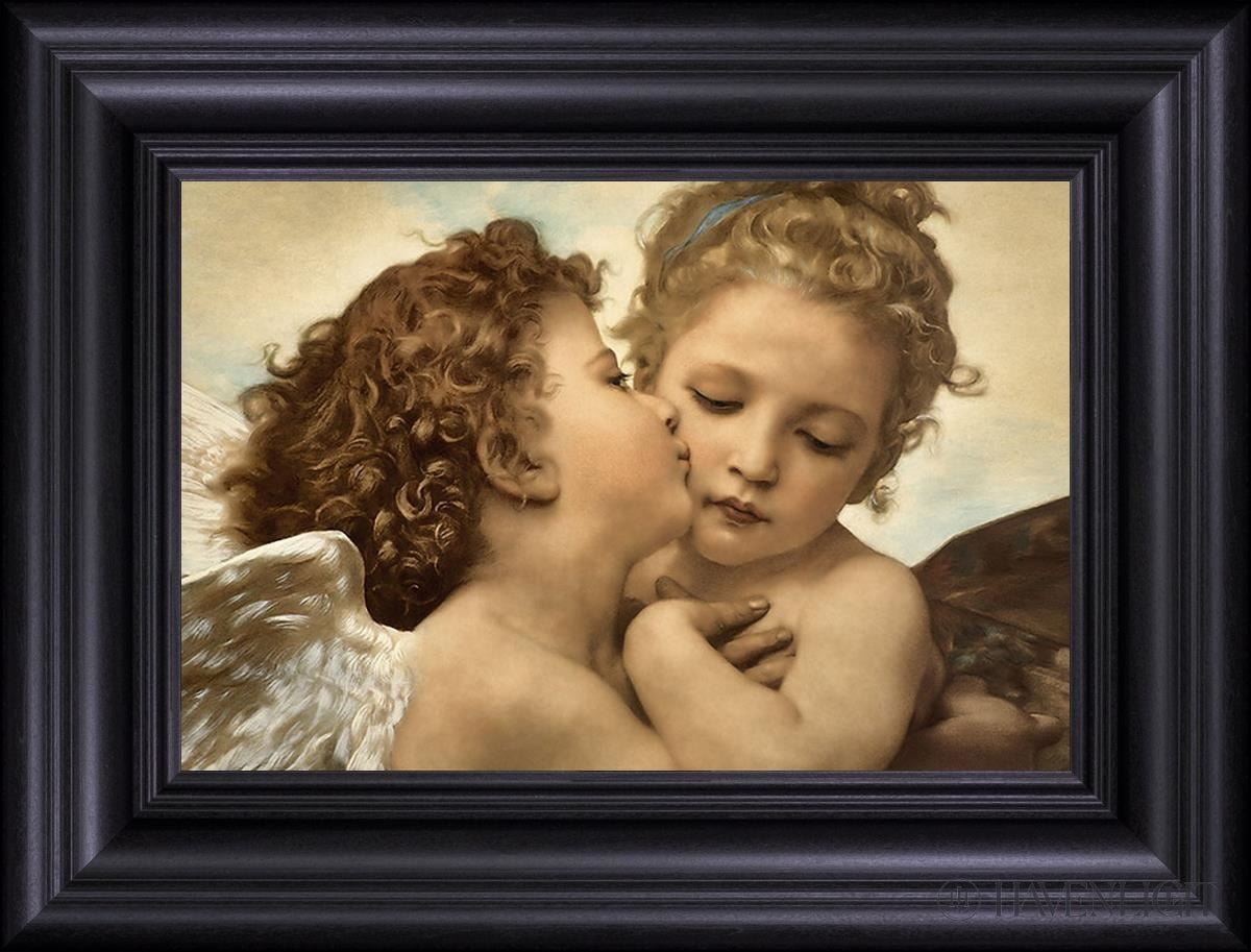 Lamour Et Psych Enfants Open Edition Print / 14 X 21 Frame A 29 1/4 22 Art