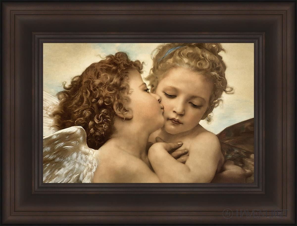 Lamour Et Psych Enfants Open Edition Print / 14 X 21 Frame B 29 1/4 22 Art