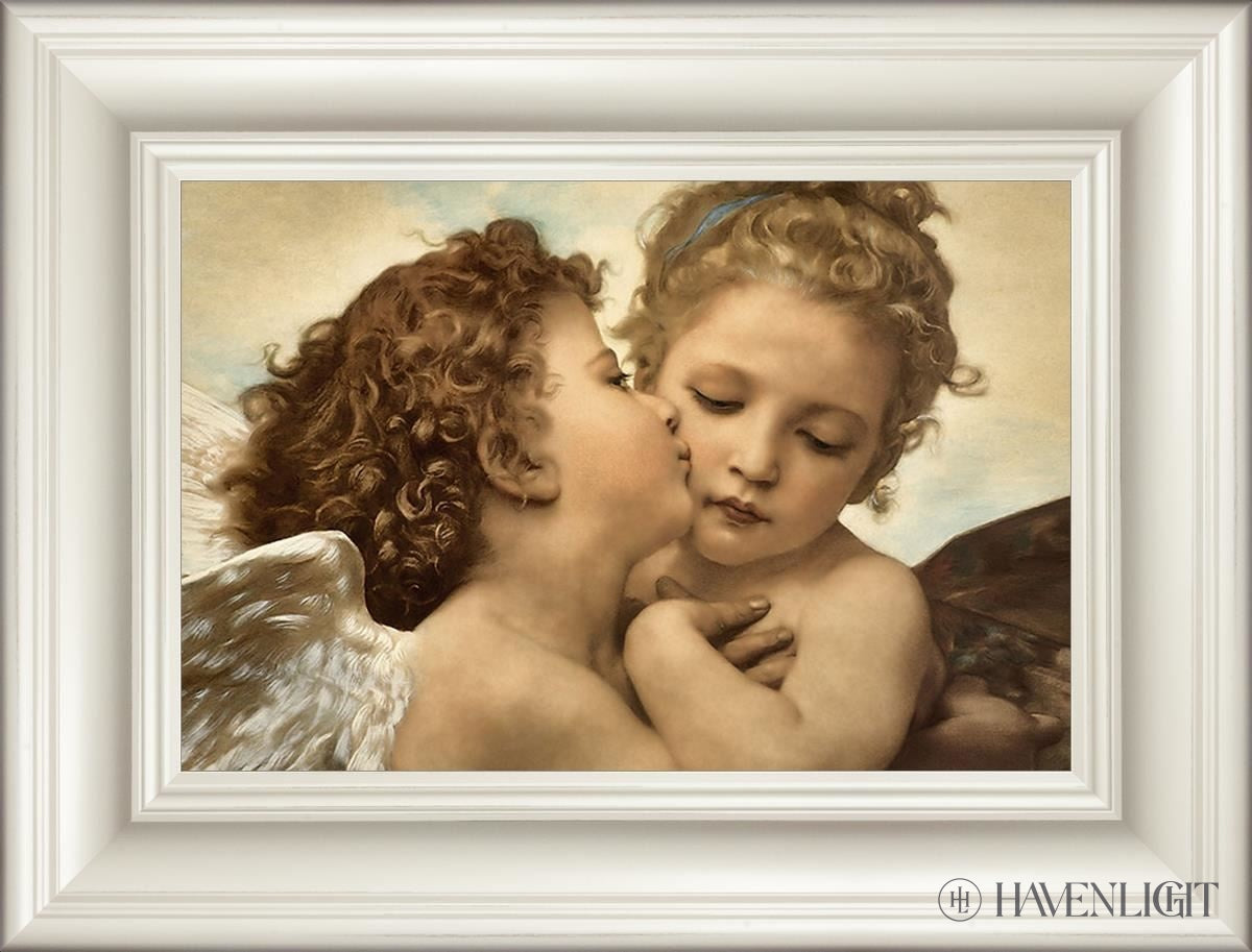 Lamour Et Psych Enfants Open Edition Print / 14 X 21 Frame C 29 1/4 22 Art