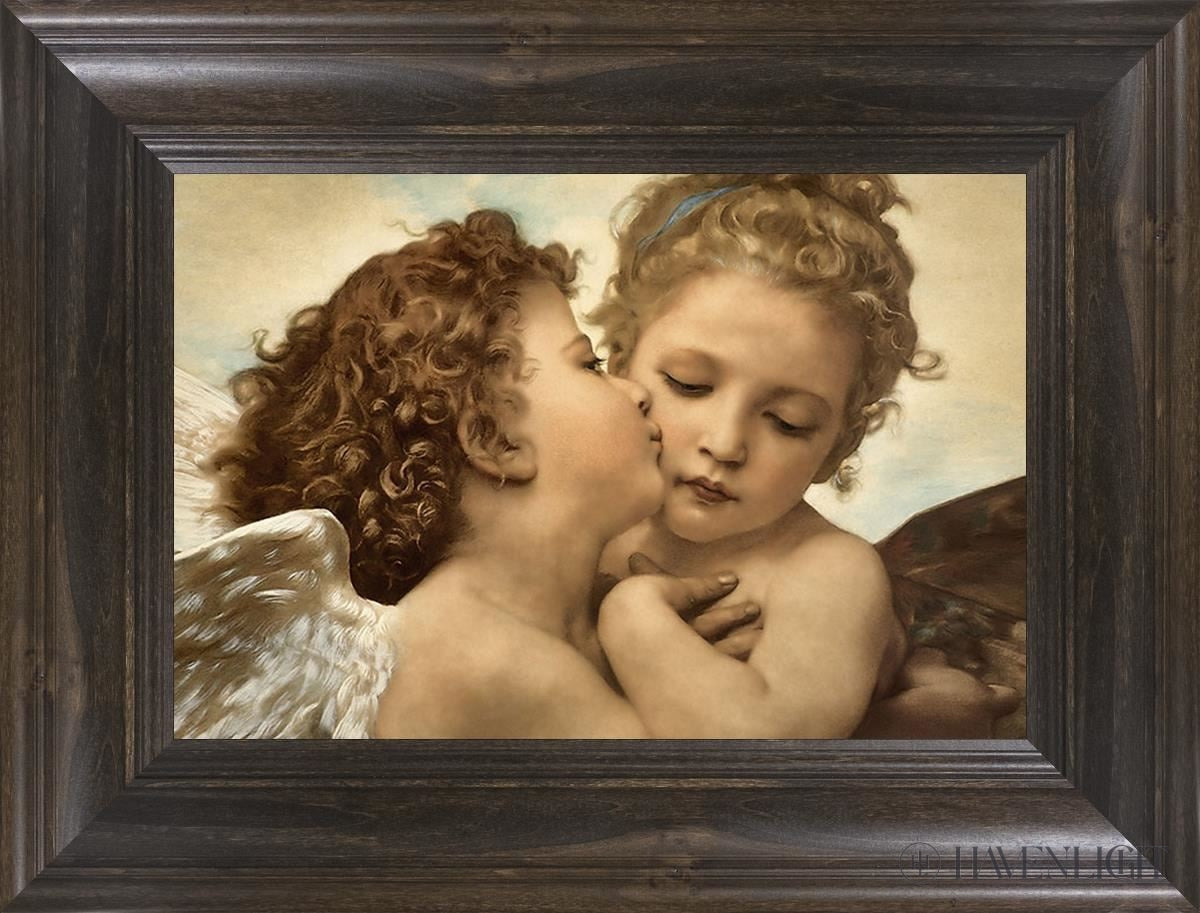 Lamour Et Psych Enfants Open Edition Print / 14 X 21 Frame D 29 1/4 22 Art