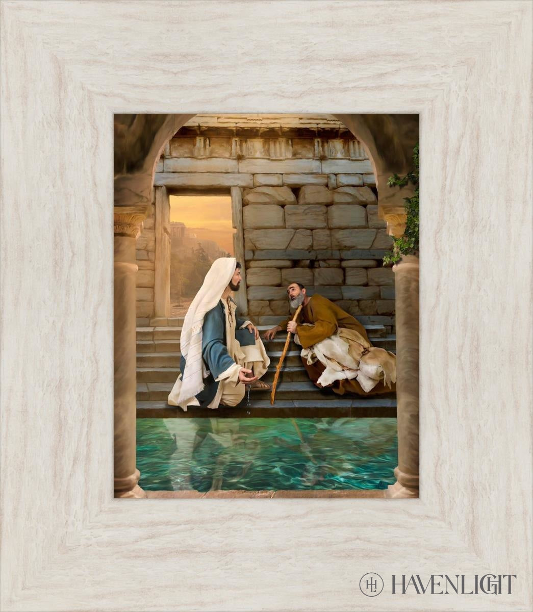 Living Water At Bethesda Open Edition Print / 8 X 10 Ivory 13 1/2 15 Art