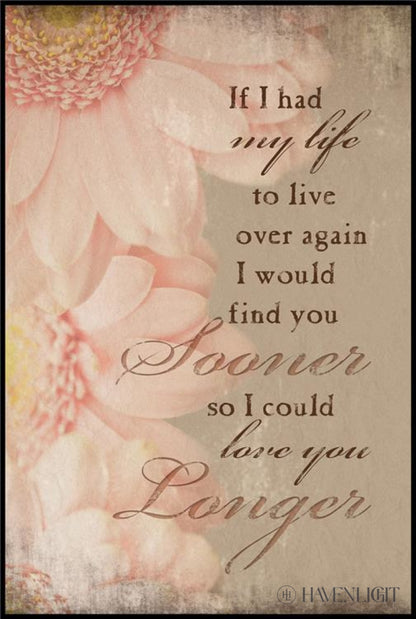 Love You Longer (Daisy) Open Edition Print / 10 X 15 On Board Art