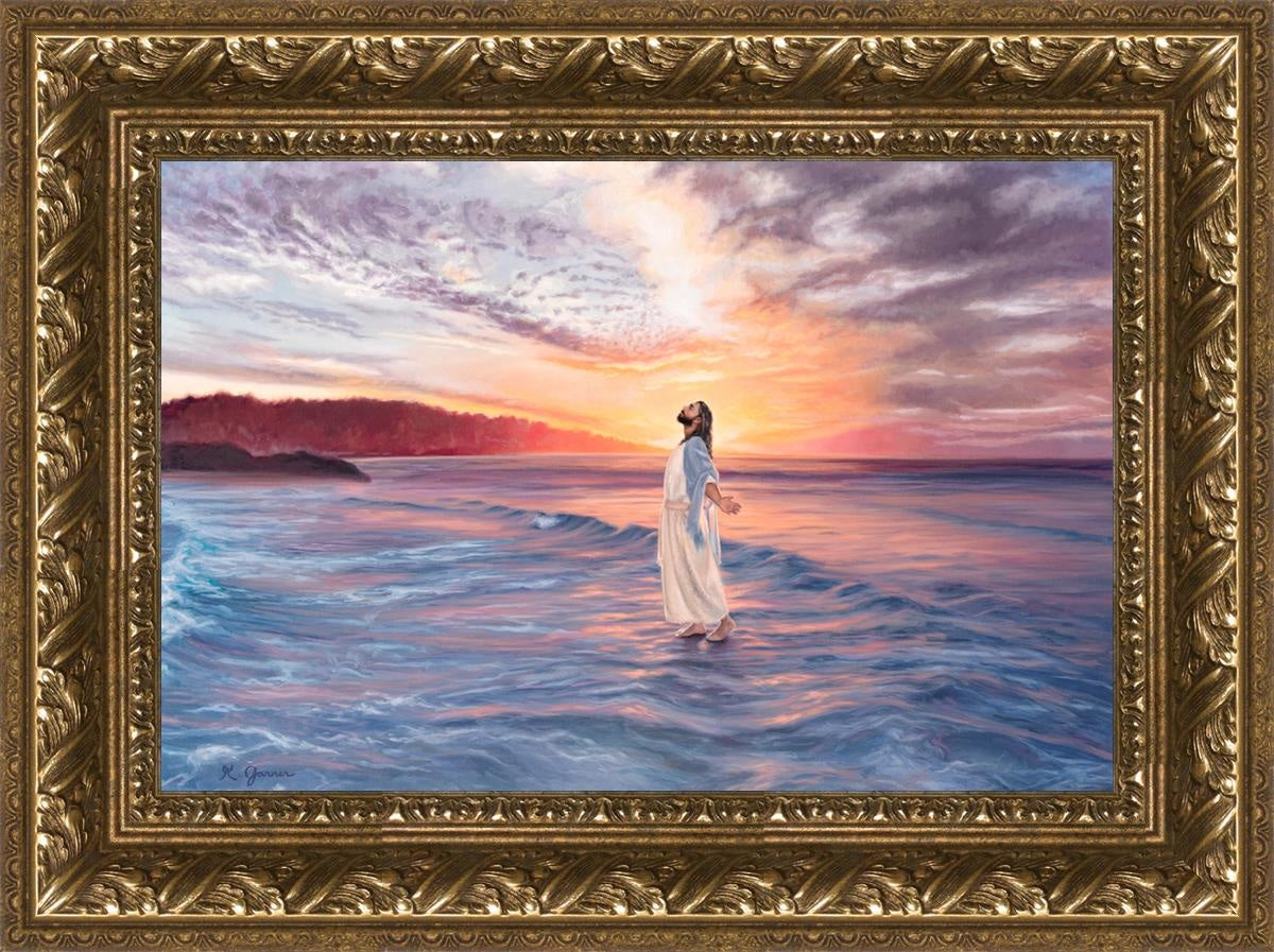 Master Of The Ocean Open Edition Canvas / 18 X 12 Gold 23 3/4 17 Art