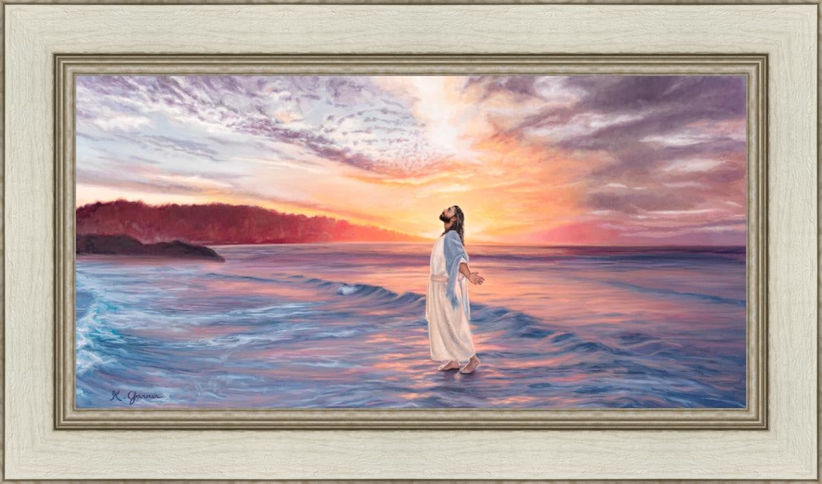 Master Of The Ocean Open Edition Canvas / 30 X 15 Ivory 36 1/2 21 Art