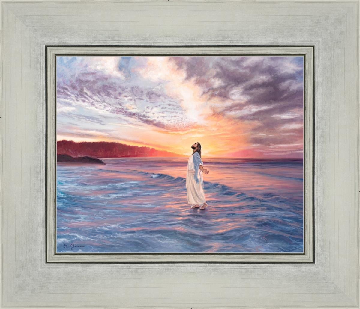 Master Of The Ocean Open Edition Print / 10 X 8 Silver 14 1/4 12 Art