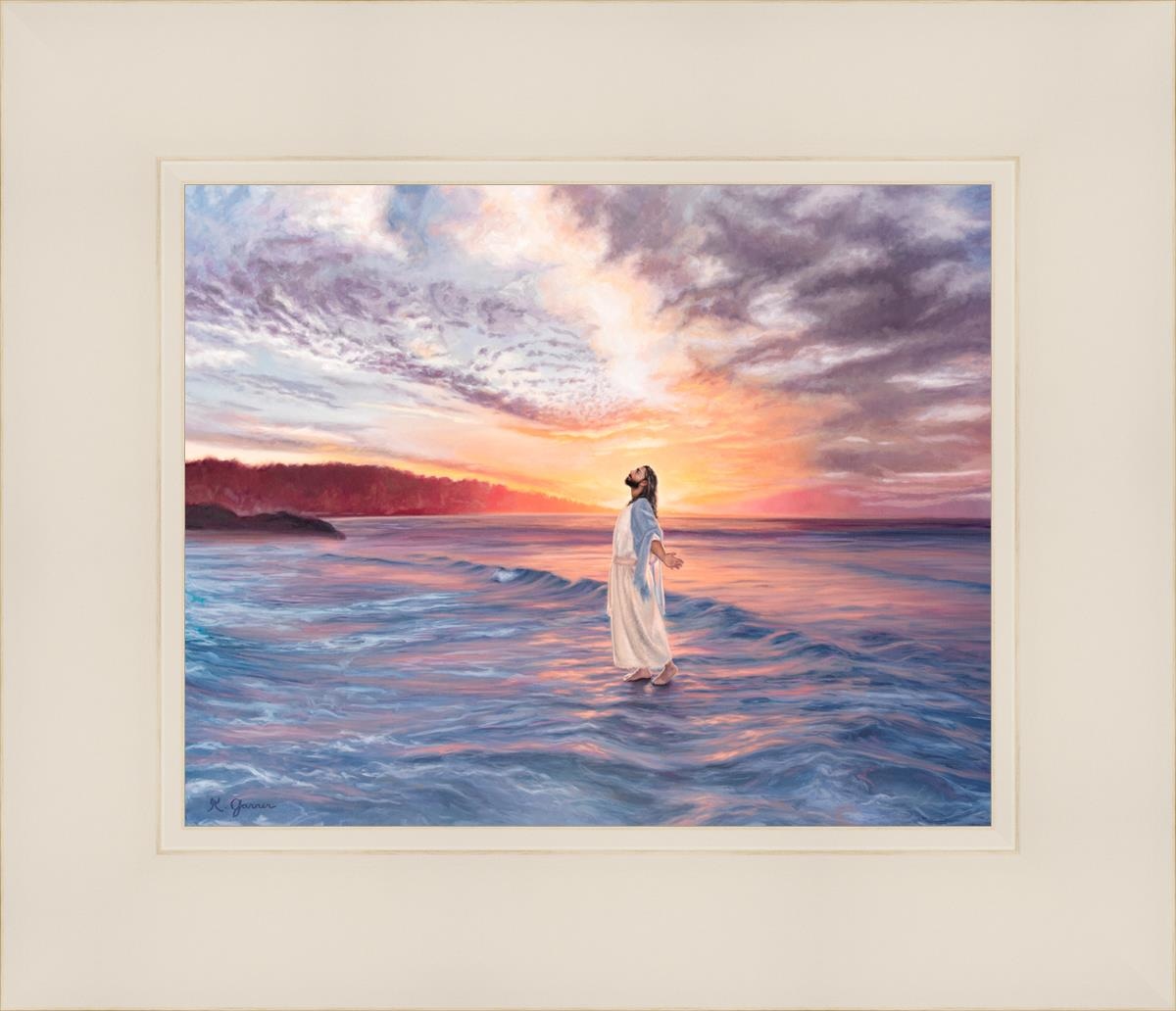 Master Of The Ocean Open Edition Print / 10 X 8 White 14 1/4 12 Art