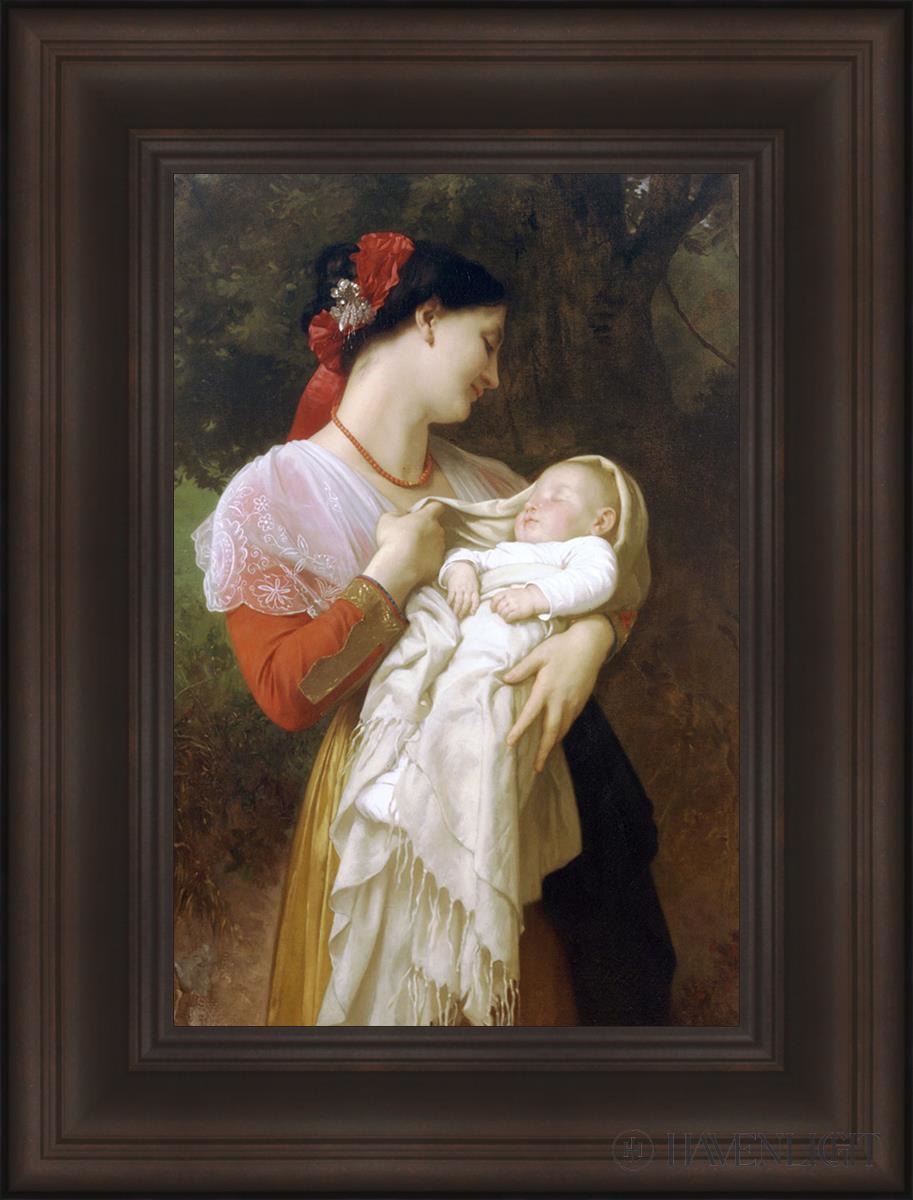 Maternal Admiration Open Edition Print / 14 X 21 Frame B 29 1/4 22 Art