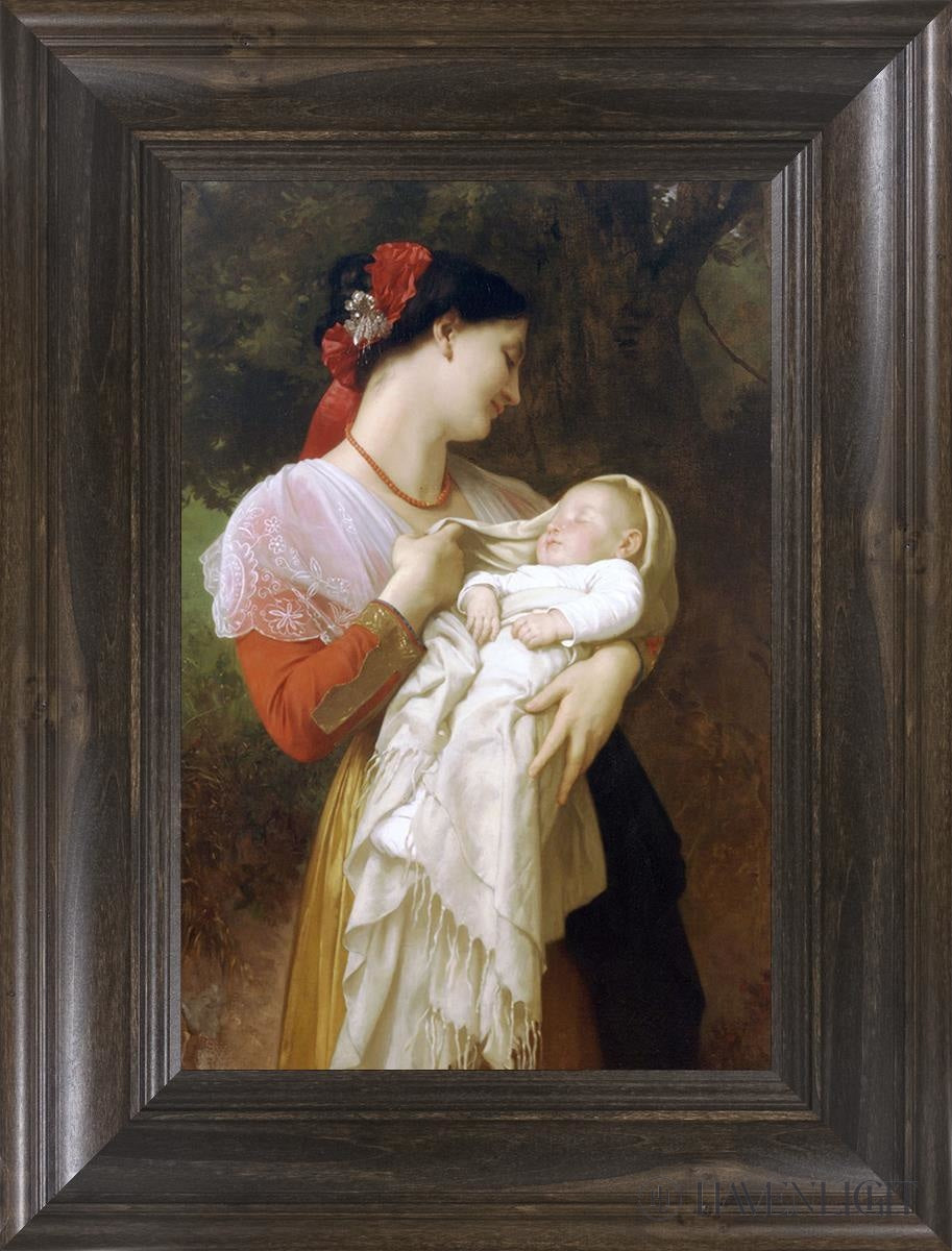 Maternal Admiration Open Edition Print / 14 X 21 Frame D 29 1/4 22 Art