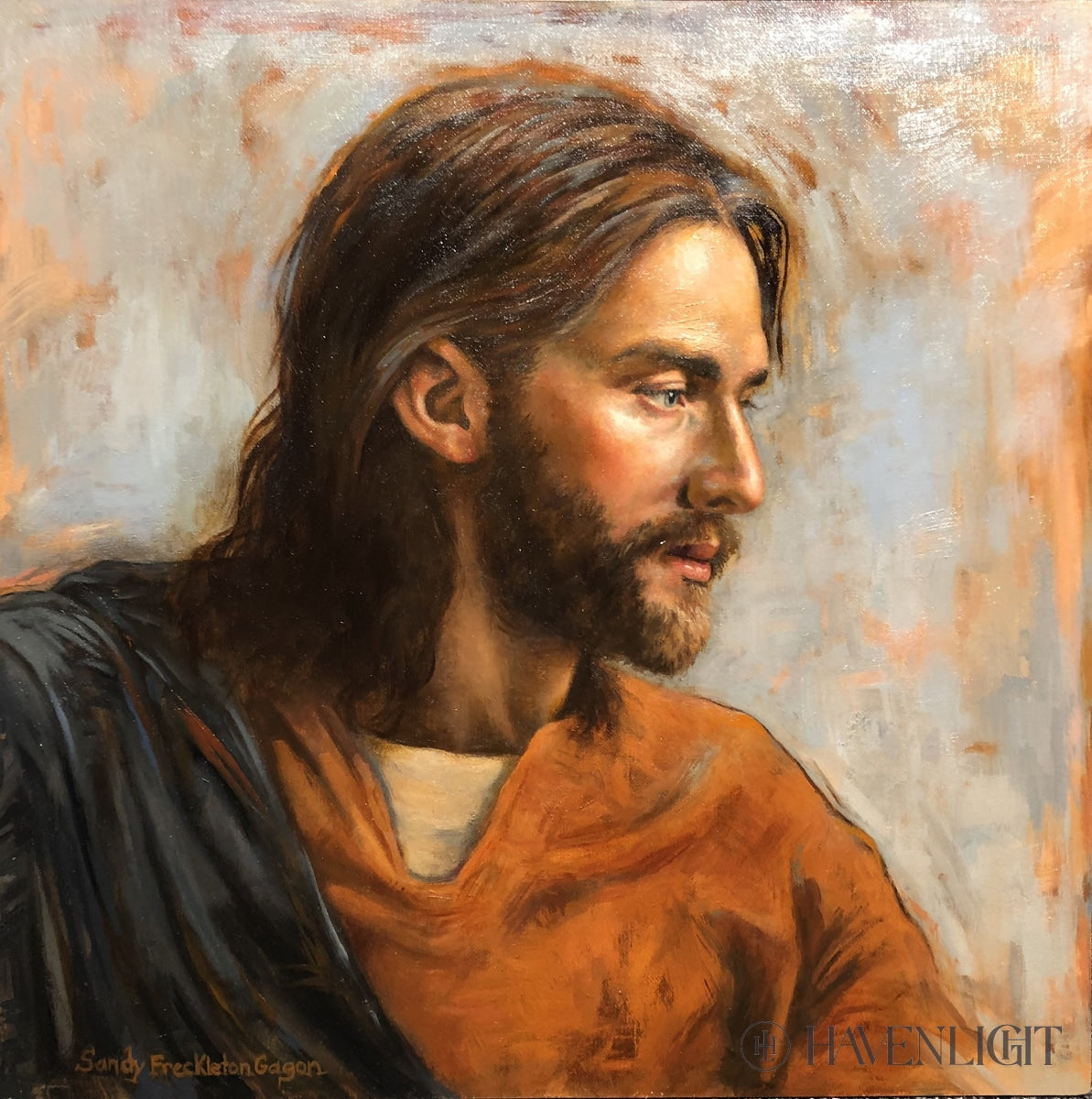 Merciful Savior 12" x 12'' Original Painting