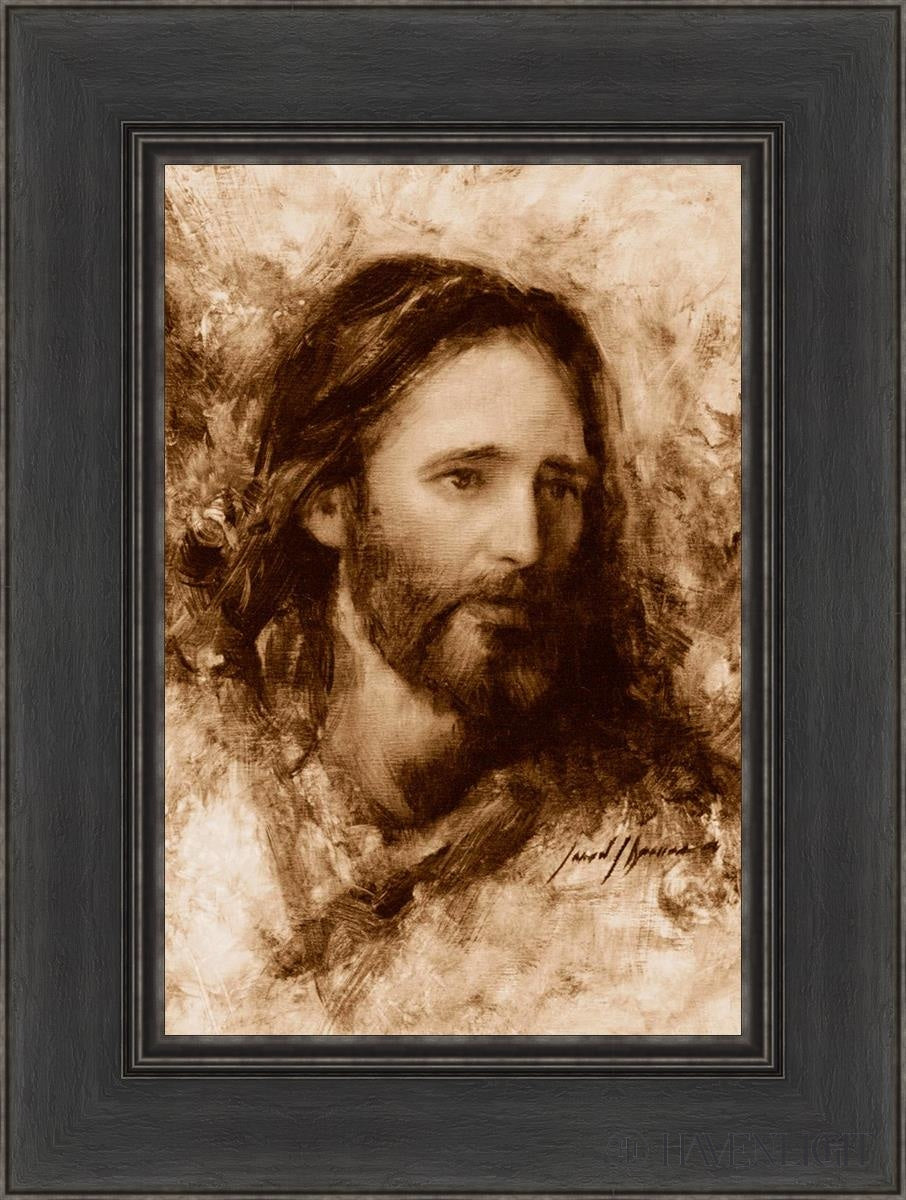 Merciful Savior Open Edition Canvas / 12 X 18 Black 1/2 24 Art