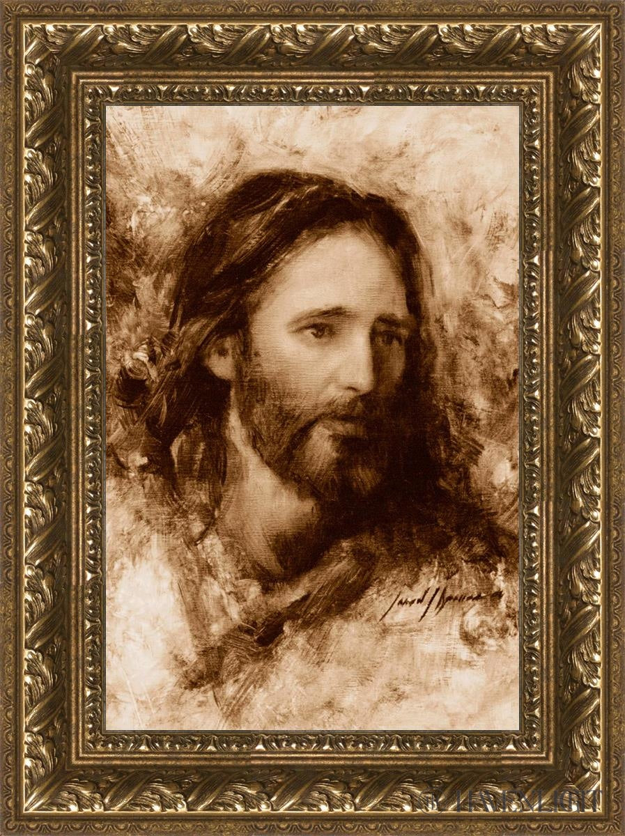 Merciful Savior Open Edition Canvas / 12 X 18 Gold 17 3/4 23 Art