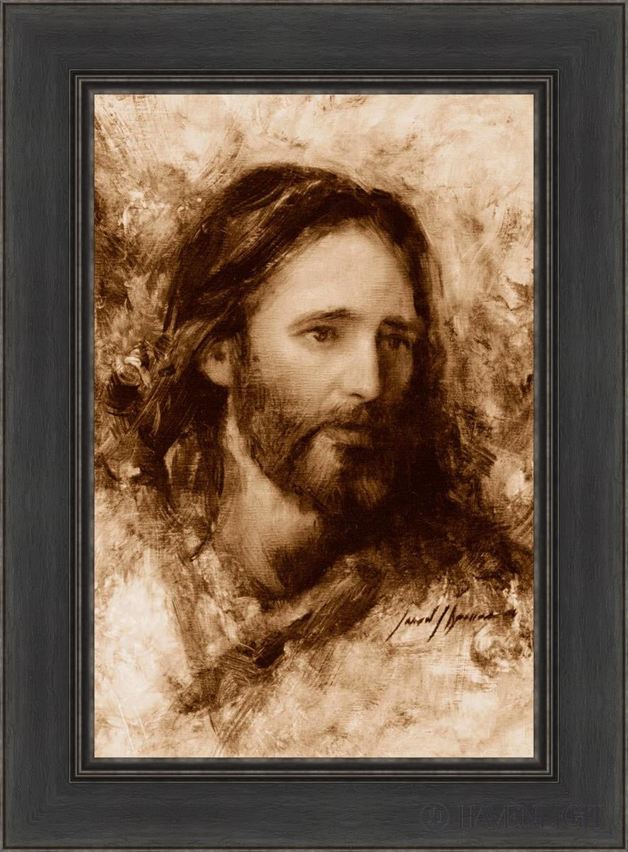 Merciful Savior Open Edition Canvas / 16 X 24 Black 22 1/2 30 Art