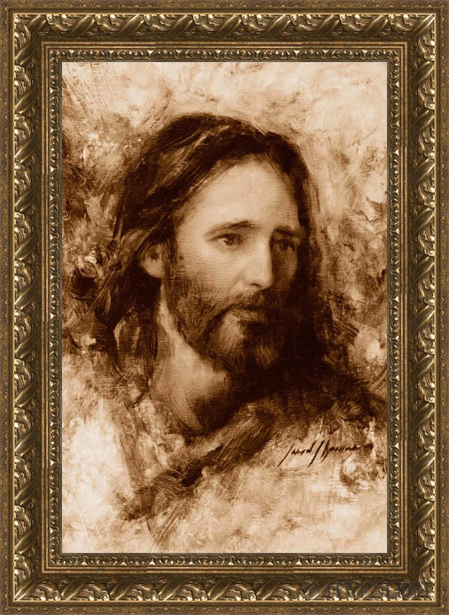 Merciful Savior Open Edition Canvas / 16 X 24 Gold 21 3/4 29 Art