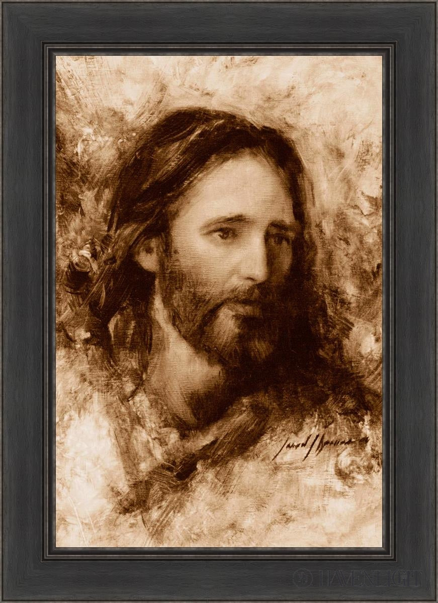 Merciful Savior Open Edition Canvas / 20 X 30 Black 26 1/2 36 Art