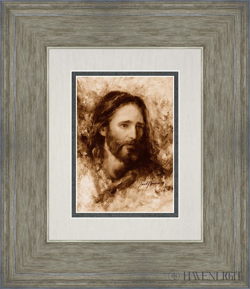 Merciful Savior Open Edition Print / 5 X 7 Gray 12 3/4 14 Art