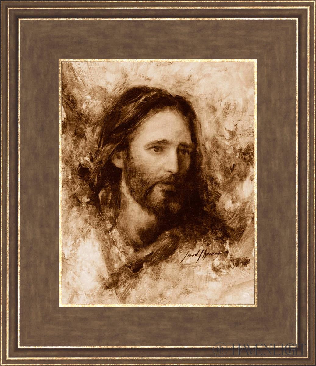 Merciful Savior Open Edition Print / 8 X 10 Gold 12 3/4 14 Art