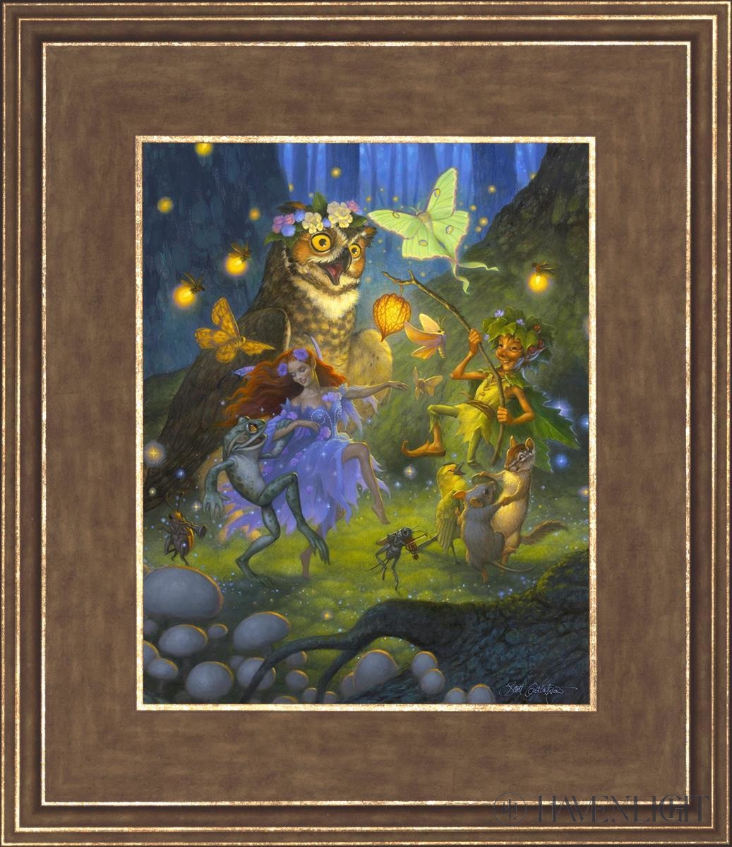 Midsummers Eve Open Edition Print / 8 X 10 Gold 12 3/4 14 Art