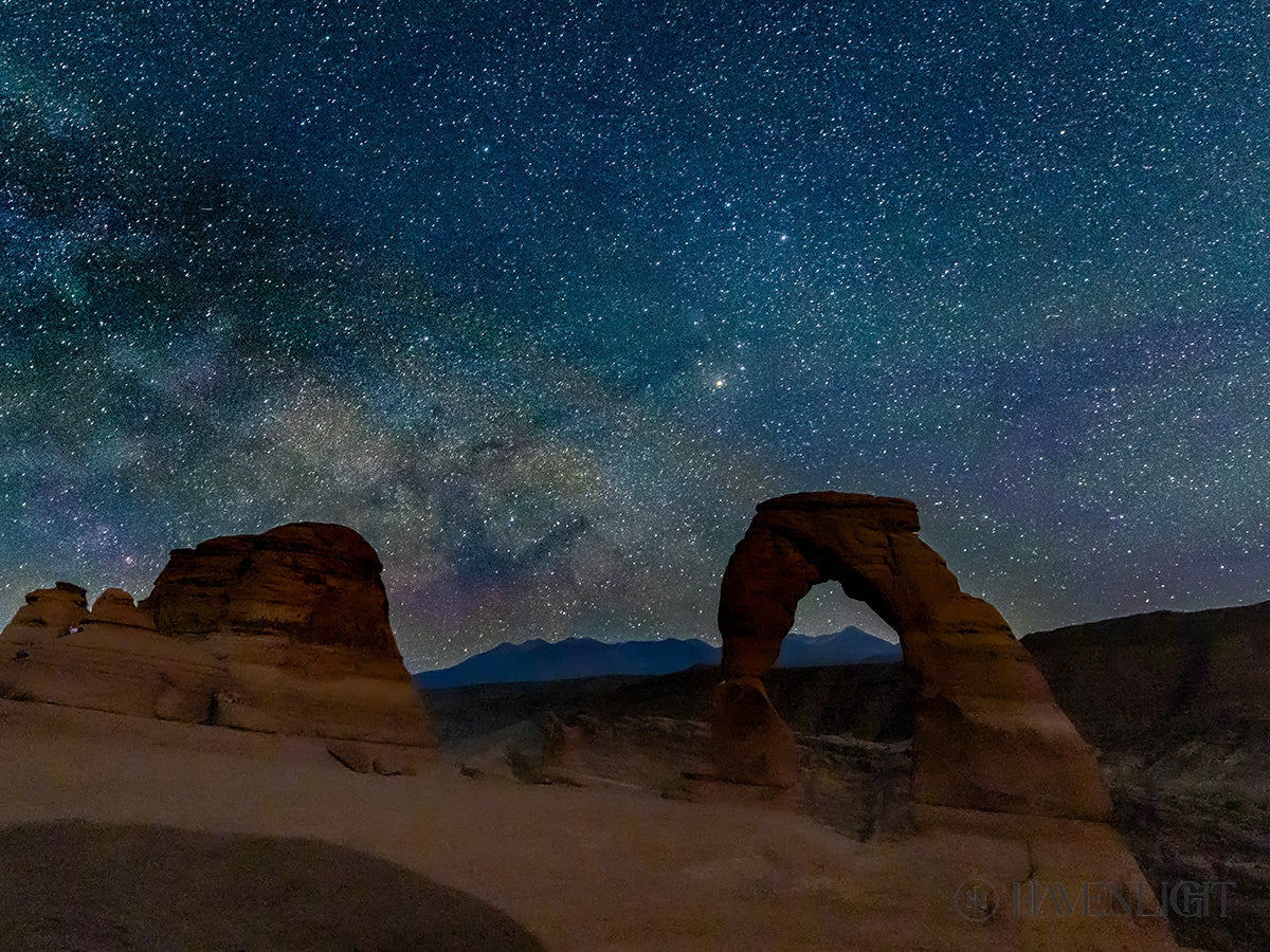 Milky Way Over Delicate Arch Arches National Park Utah Open Edition Print / 10 X 8 Only Art
