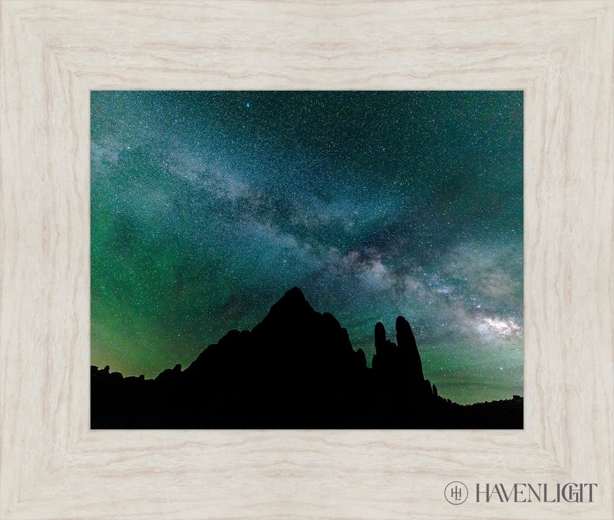 Milky Way Over The Sandstone Fins Arches National Park Utah Open Edition Print / 14 X 11 Ivory 19