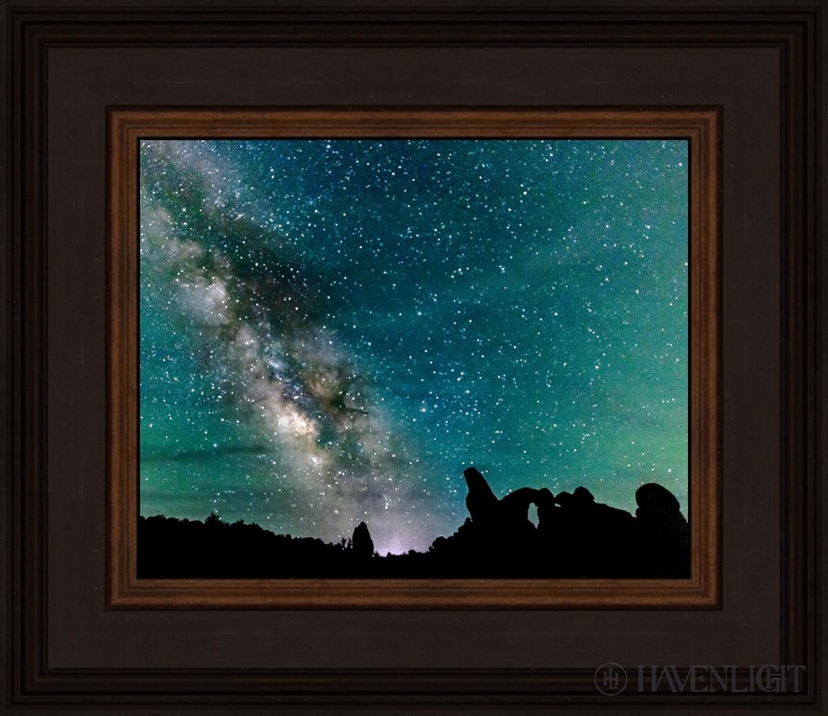Milky Way Over The Turret Arches National Park Utah Open Edition Print / 10 X 8 Brown 14 3/4 12 Art