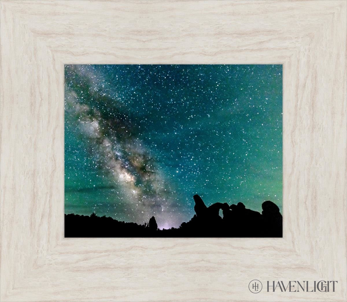 Milky Way Over The Turret Arches National Park Utah Open Edition Print / 10 X 8 Ivory 15 1/2 13 Art