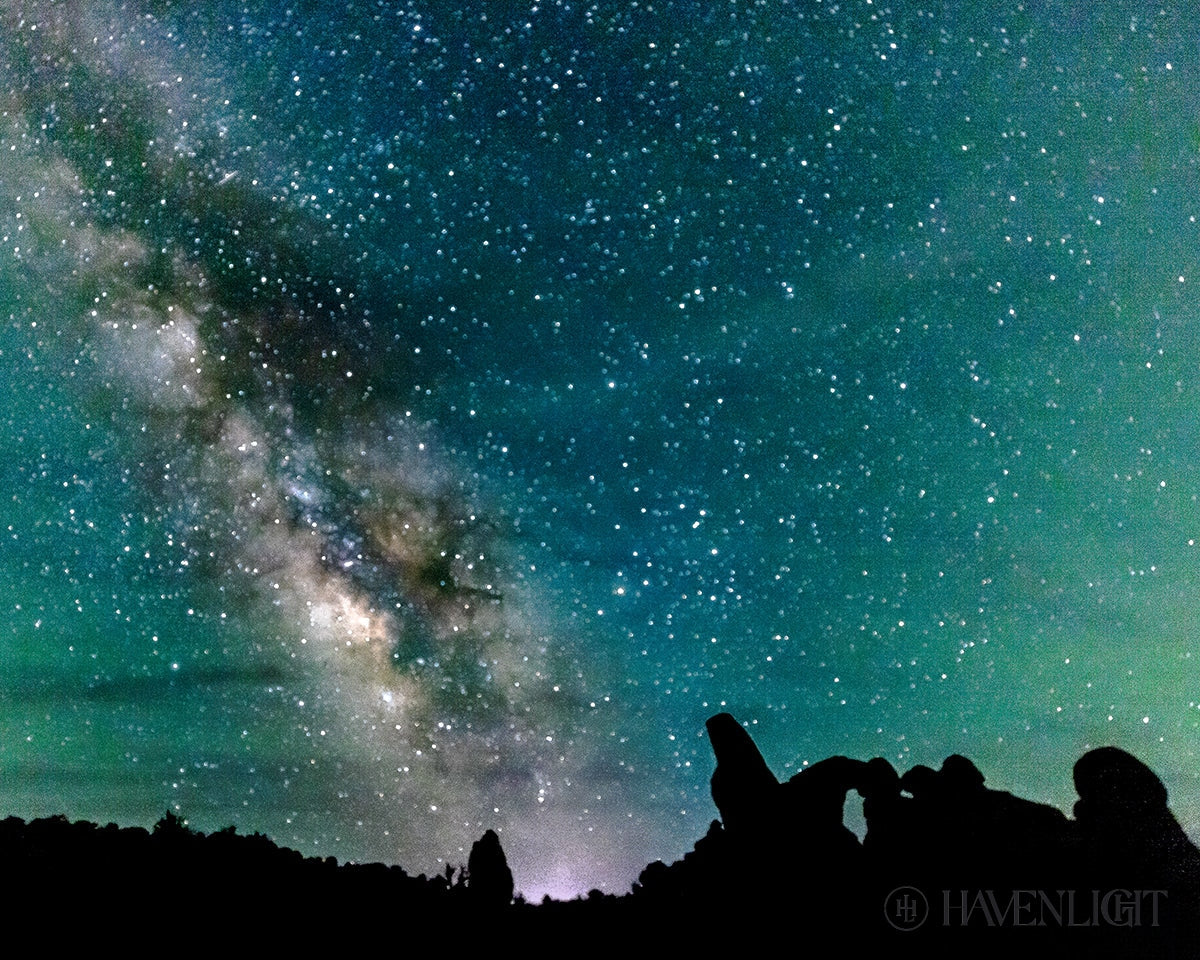 Milky Way Over The Turret Arches National Park Utah Open Edition Print / 10 X 8 Only Art