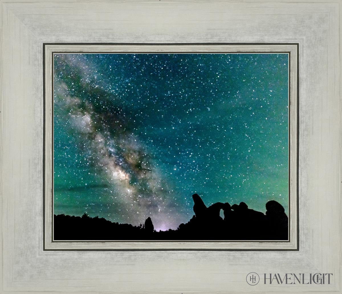 Milky Way Over The Turret Arches National Park Utah Open Edition Print / 10 X 8 Silver 14 1/4 12 Art