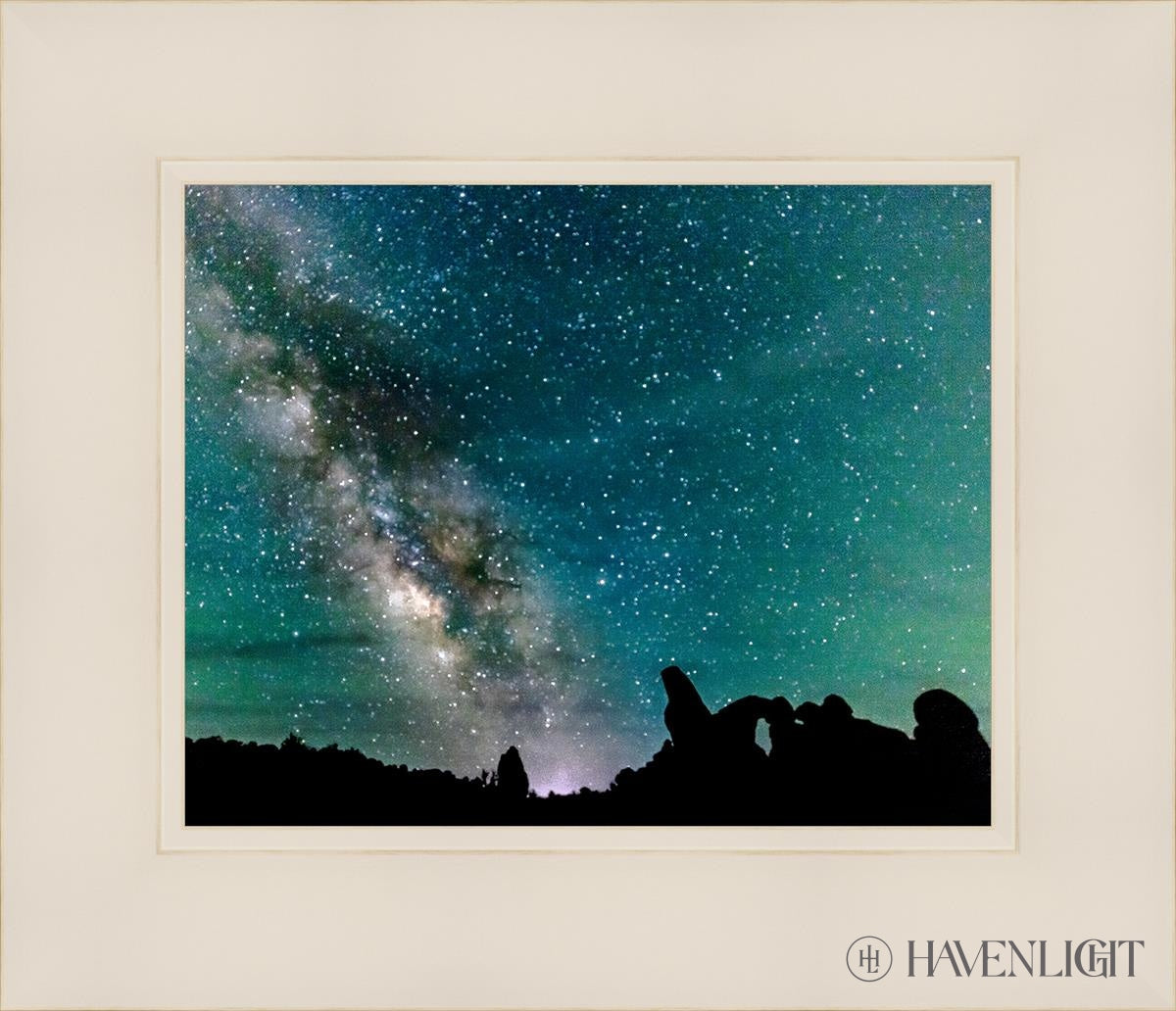 Milky Way Over The Turret Arches National Park Utah Open Edition Print / 10 X 8 White 14 1/4 12 Art