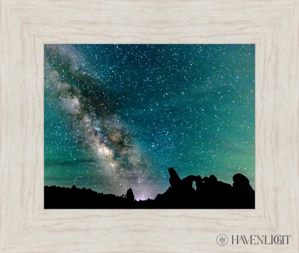 Milky Way Over The Turret Arches National Park Utah Open Edition Print / 14 X 11 Ivory 19 1/2 16 Art
