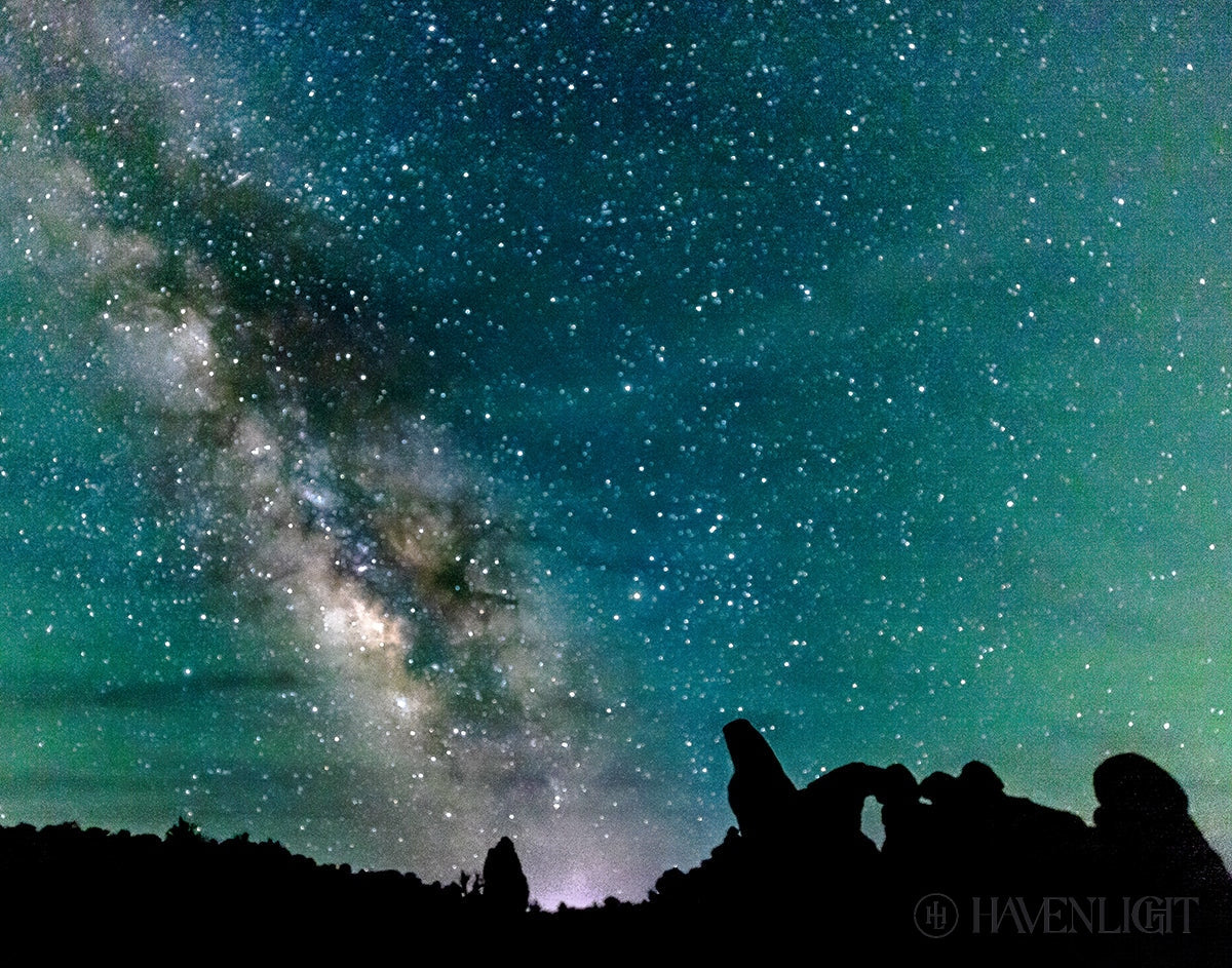 Milky Way Over The Turret Arches National Park Utah Open Edition Print / 14 X 11 Only Art